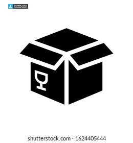box delivery icon isolated sign symbol vector illustration - high quality black style vector icons
