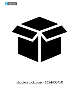 box delivery icon isolated sign symbol vector illustration - high quality black style vector icons
