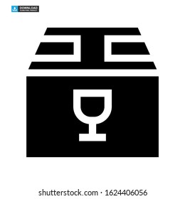 box delivery icon isolated sign symbol vector illustration - high quality black style vector icons
