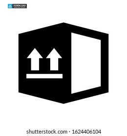 box delivery icon isolated sign symbol vector illustration - high quality black style vector icons
