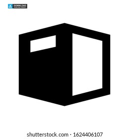 box delivery icon isolated sign symbol vector illustration - high quality black style vector icons
