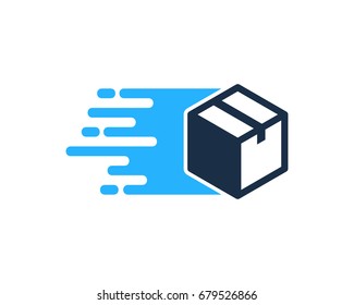 Box Delivery Icon Logo Design Element