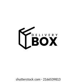 box delivery logo. logo for shipping world
