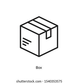 box delivery vector symbol illustration