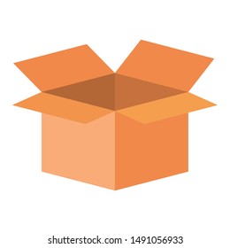 Box design, Delivery shipping logistics transportation distribution and merchandise theme Vector illustration