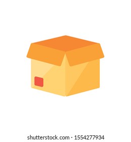 Box design, Delivery shipping logistics transportation distribution and merchandise theme Vector illustration