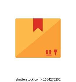 Box design, Delivery shipping logistics transportation distribution and merchandise theme Vector illustration