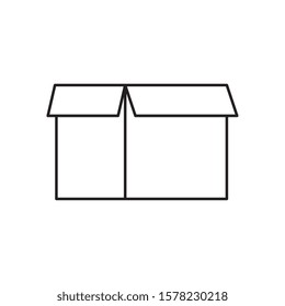 Box design, Delivery shipping logistics transportation distribution and merchandise theme Vector illustration