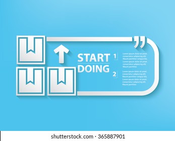 
Box Design and text box,vector