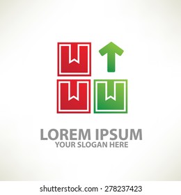 Box design,logo template,colour concept design,clean vector