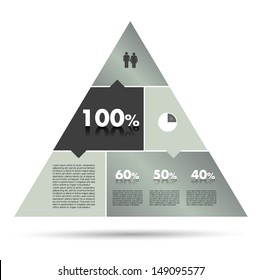 Box diagram, template. Infographics module scheme.