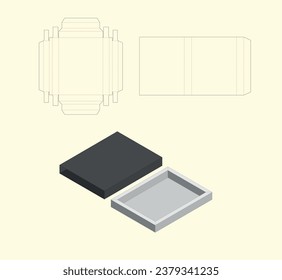 Box Die Cut Design for packaging
