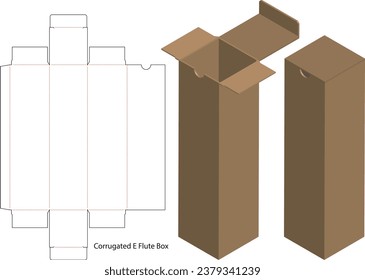 Diseño de corte de caja para embalaje