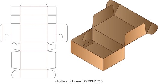 Box Die Cut Design for packaging