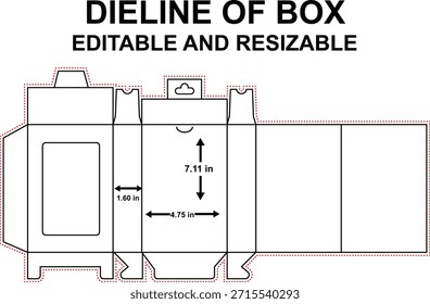 El esquema de caja actúa como guía de producción, ayudando a los diseñadores y fabricantes a visualizar la caja antes de imprimirla y montarla.