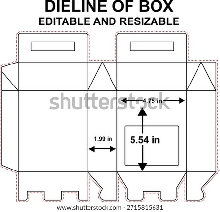 Box dieline is a flat template that shows the exact layout, cuts, folds, and glue areas needed to create a finished box accurately.