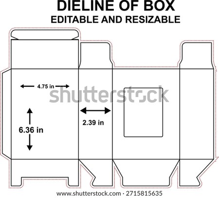 Box dieline is a flat template that shows the exact layout, cuts, folds, and glue areas needed to create a finished box accurately.