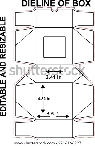 Box dieline is a flat template that shows the exact layout, cuts, folds, and glue areas needed to create a finished box accurately.