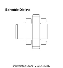 The box dieline, Dieline for packaging industry, declined meaning, declining definition, dieline
