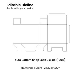 Caja Dieline Plantilla, Dieline Diseño, Dieline Embalaje, Caja de cartón Dieline, Editable