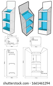 Box for Display Stand and Die-cut Pattern