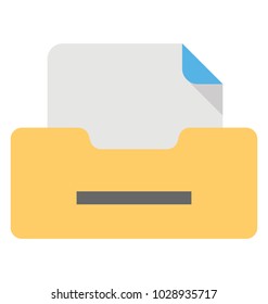 
An box with document, instagram inbox concept
