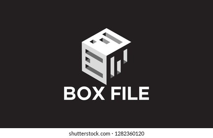 Box Document logo template designs, Online Document Logo template designs