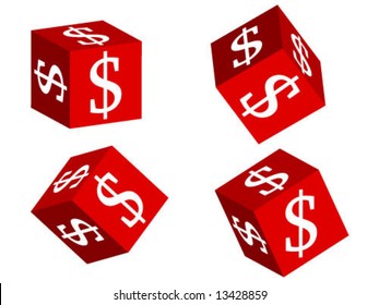 box with dollars