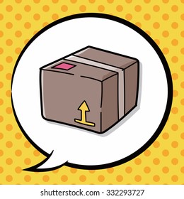 box doodle, speech bubble