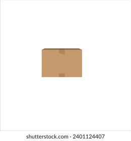 Box. Door-to-door delivery. Delivery of the box. Box emblem.