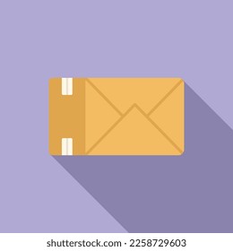 Box ecology icon flat vector. Pack recycle. Cup craft