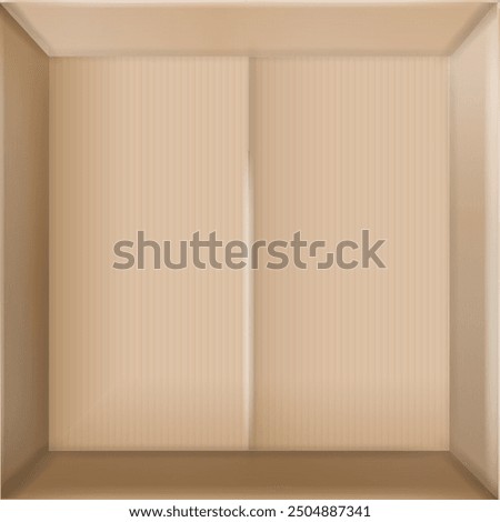 Box. Empty open and closed cardboard box. Realistic cardboard box mockup set from side, front and top view open and closed isolated on white background. Parcel packaging template. Vector