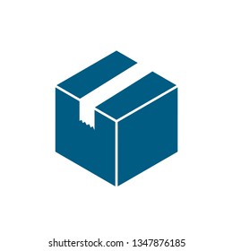 Box exprees icon, delivery logo, shopping sign - vector for stock