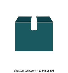 Box exprees icon, delivery logo, shopping sign - vector