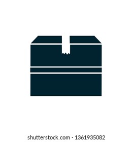 Box exprees icon, delivery logo, shopping sign - stock vector