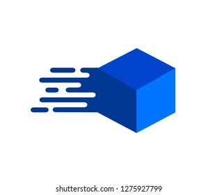 Box exprees logo – stock vector