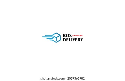 Box Express Delivery Company Logo