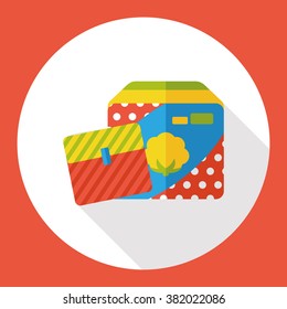 box of female Tampons flat icon