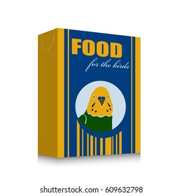 A box of food for parrots