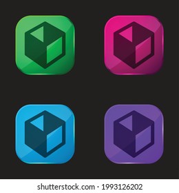 Icono de botón de cuatro colores