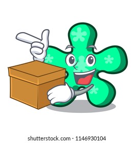 With box free form character cartoon