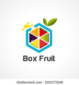 Box Fruit Logo Vector, Icon, Element, And Template For Business