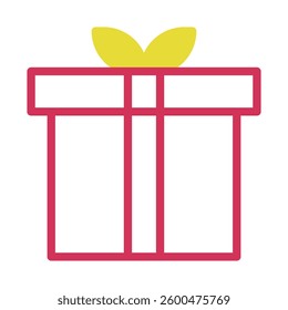 A Box Full of Joy: Minimal Gift Icon Design