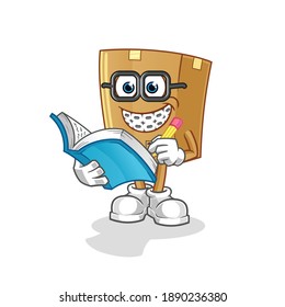 box geek cartoon. cartoon mascot vector