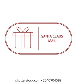 Presente de caixa Natal Vetor Ilustração