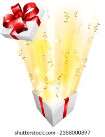 Ein Geschenkgutscheine-Explosionspreis-Konzept