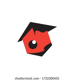 Box head cartoon character vector design