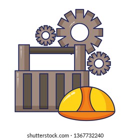 box and helmet construction tool