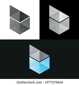 Box Hexagon Cube Gradient Abstract Logo
