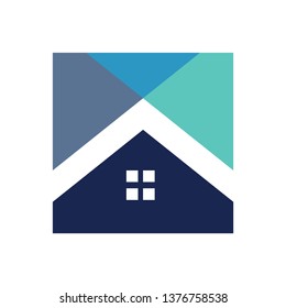Box Home Shape Logo